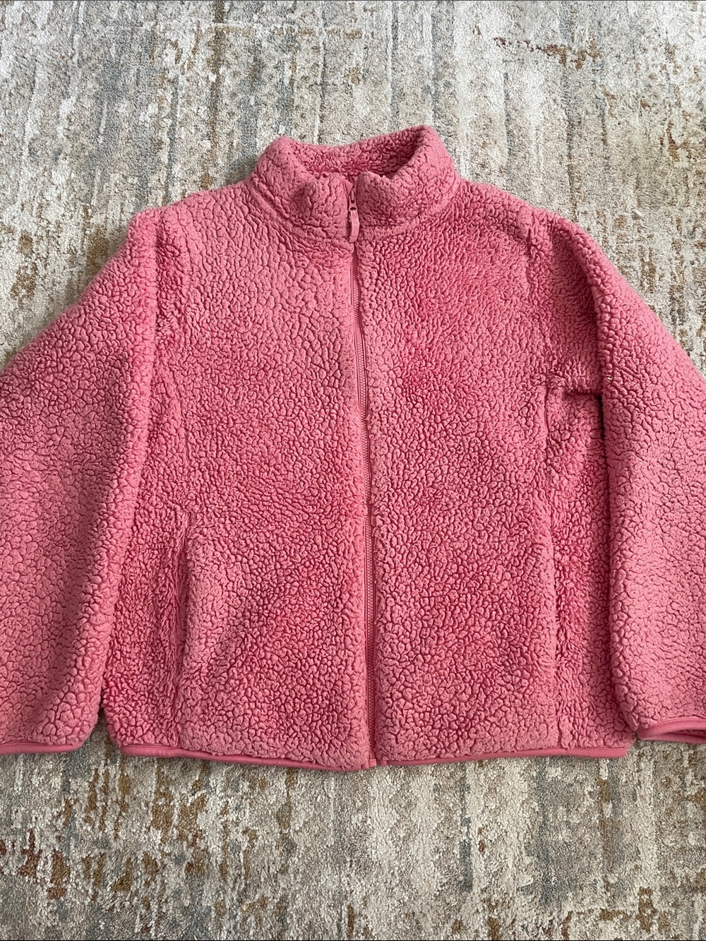 Uniqlo Kids Cozy & Warm Rose Pink Zip Jacket